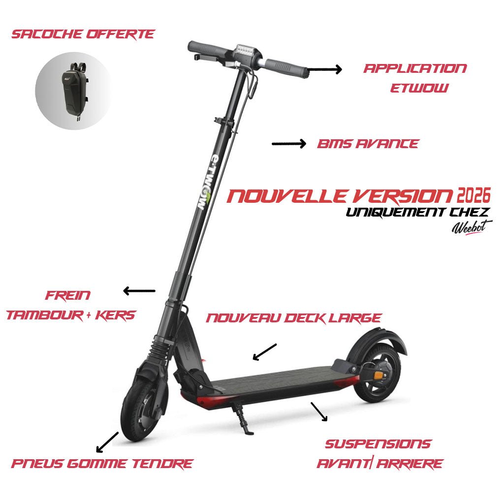Trottinette électrique E-TWOW Trottinette électrique GT Sport X 48V/ 1 Trottinette électrique E-TWOW Trottinette électrique GT Sport X 48V/ 1