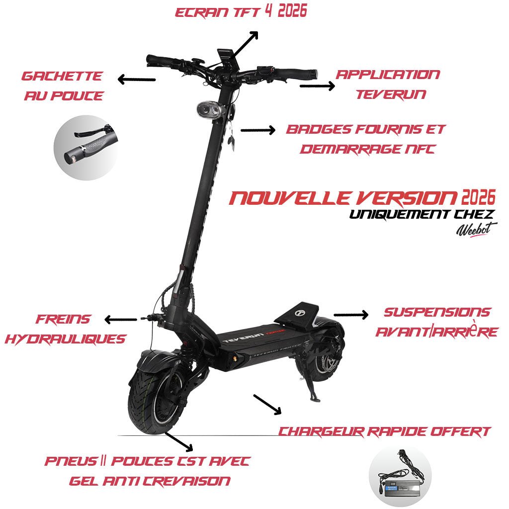 Trottinette Électrique Teverun Fighter 11 - Weebot