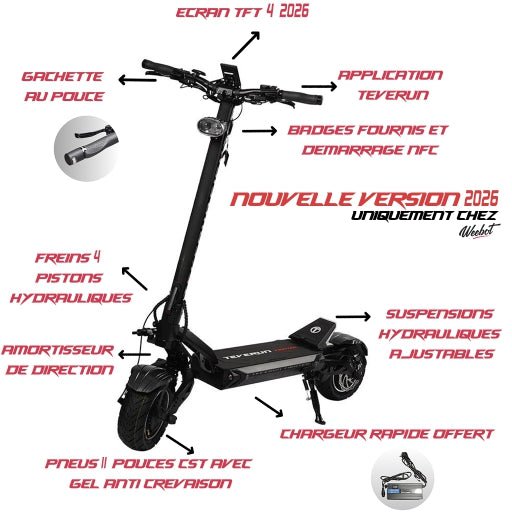 Trottinette Électrique Teverun Fighter 11 Plus - Weebot