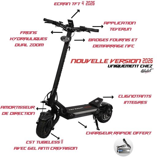Trottinette Électrique Teverun Fighter Supreme Plus - Weebot
