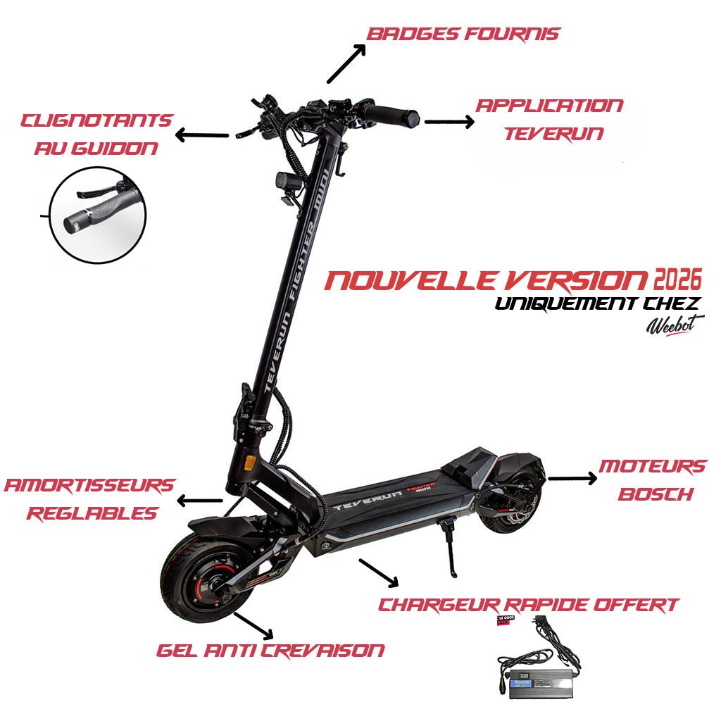 Trottinette Electrique Teverun Fighter Mini V4 - Weebot
