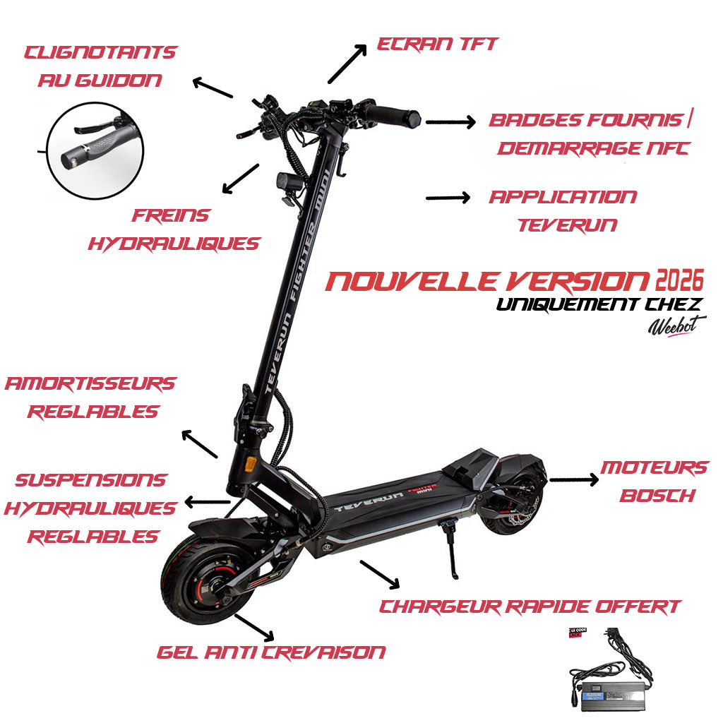 Trottinette Electrique Teverun Fighter Mini V4 - Weebot