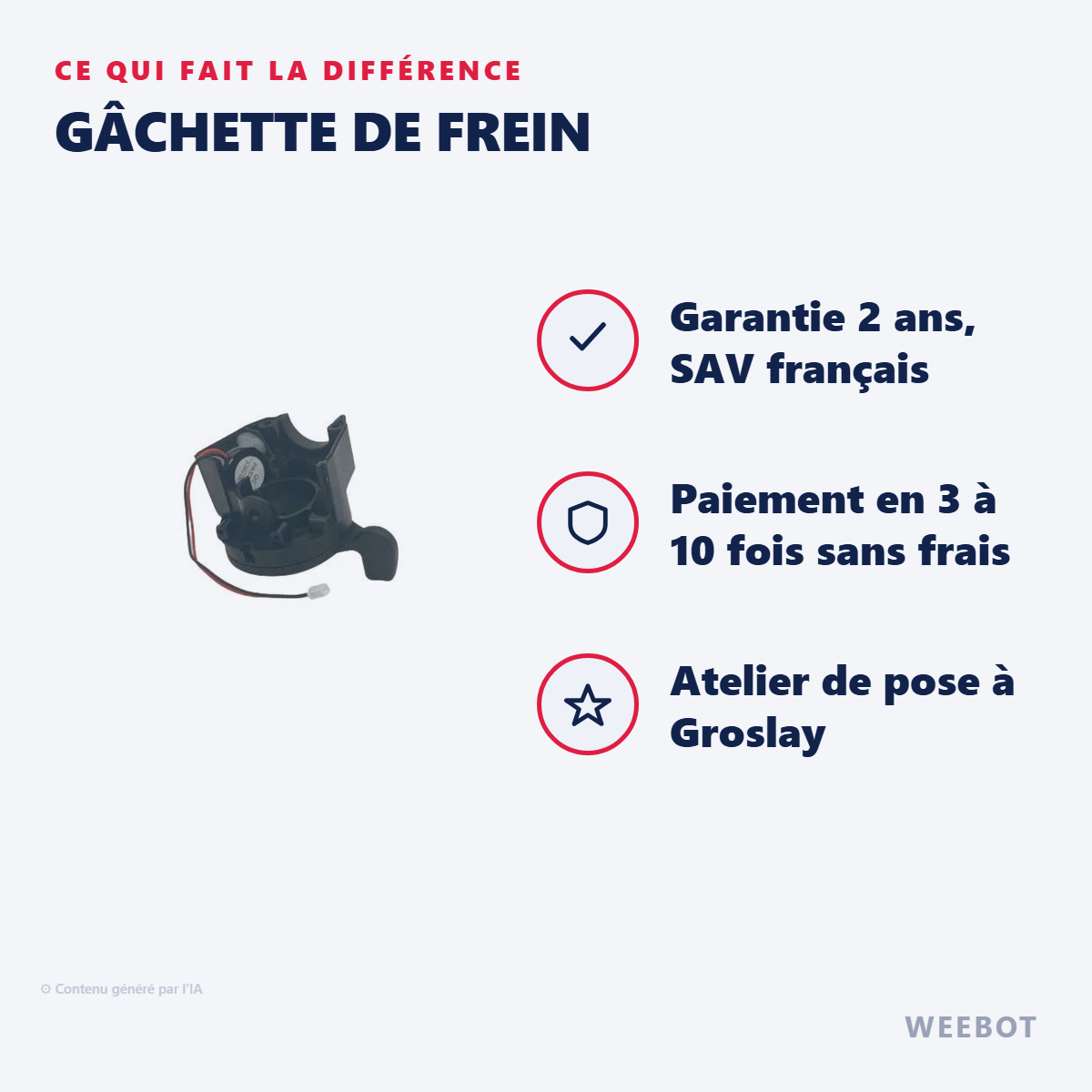 Gâchette de Frein : les points forts