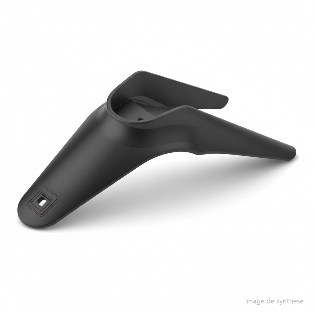 Schéma technique d'un garde-boue avant supérieur pour trottinette électrique Dualtron X