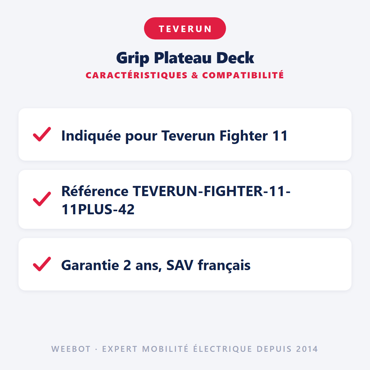 Grip Plateau Deck : caractéristiques et compatibilité