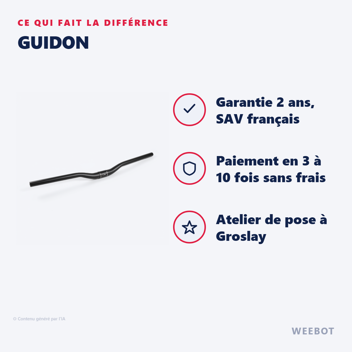 Guidon : les points forts