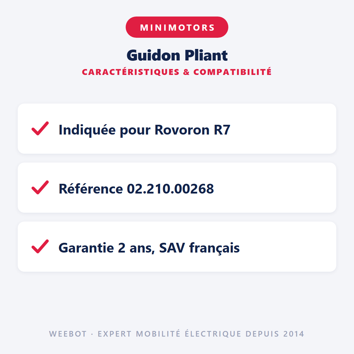 Guidon Pliant : caractéristiques et compatibilité