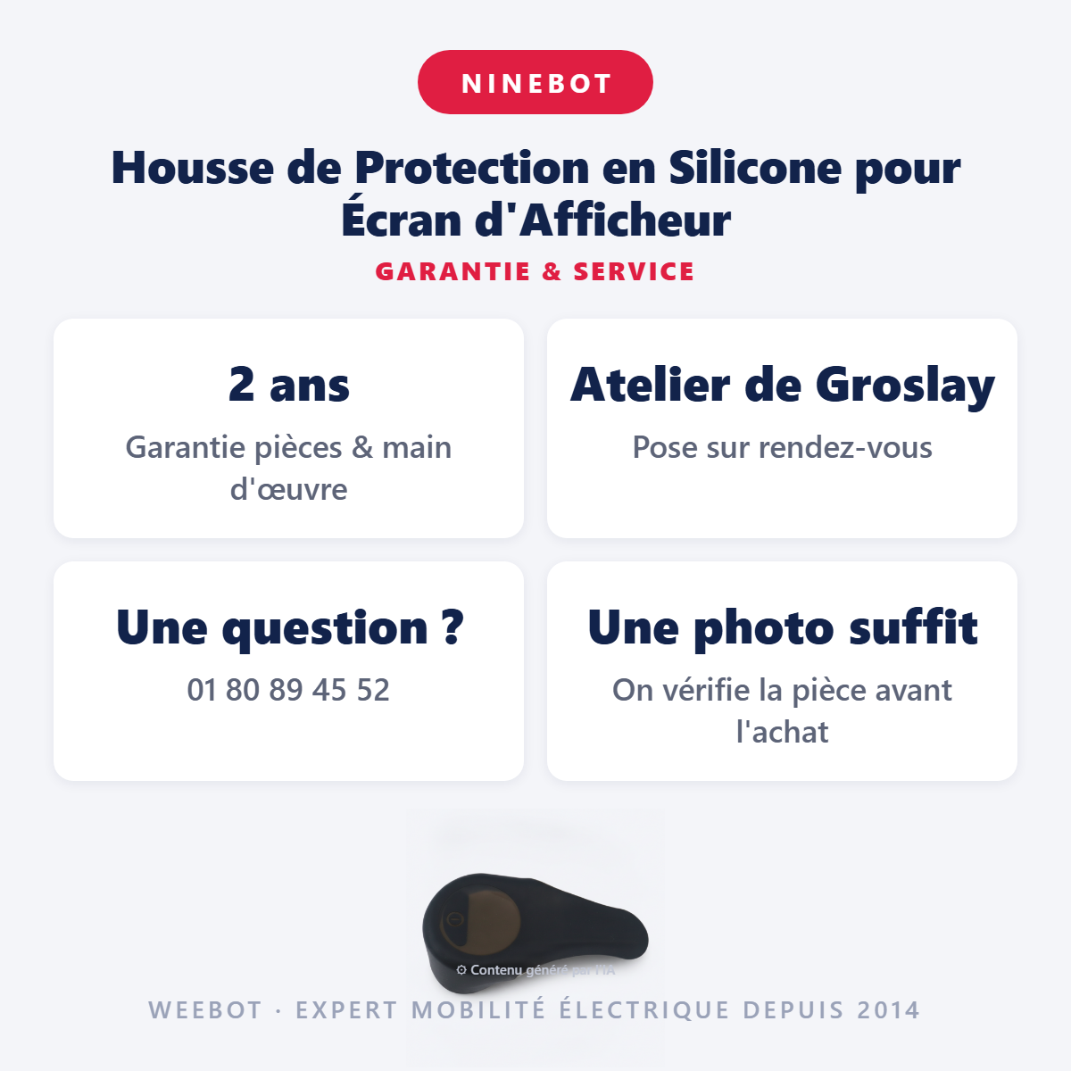 Housse de Protection en Silicone pour Écran d'Afficheur : garantie 2 ans et service après-vente