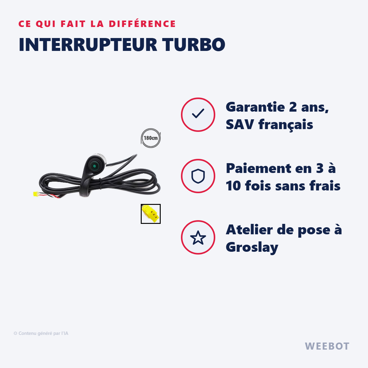 Interrupteur Turbo : les points forts