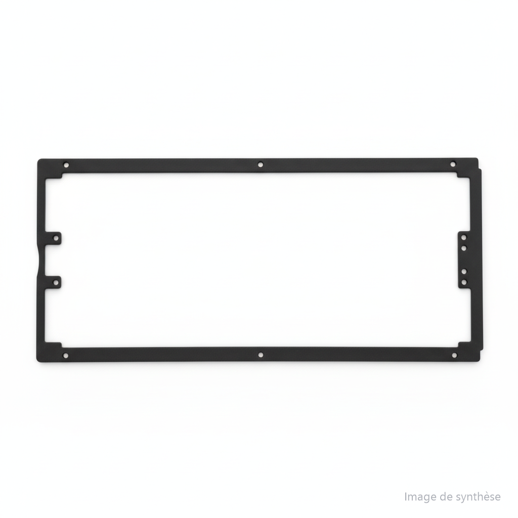 Joint d'étanchéité rectangulaire en caoutchouc pour deck de Dualtron Ultra vu de dessus