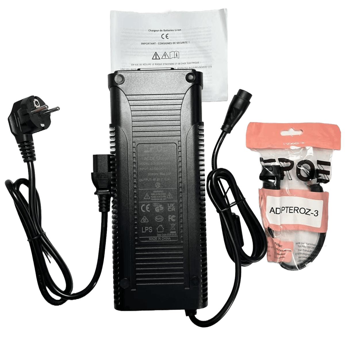 Chargeur Rapide Universel de Trottinette Électrique pour Batterie 60V - Weebot