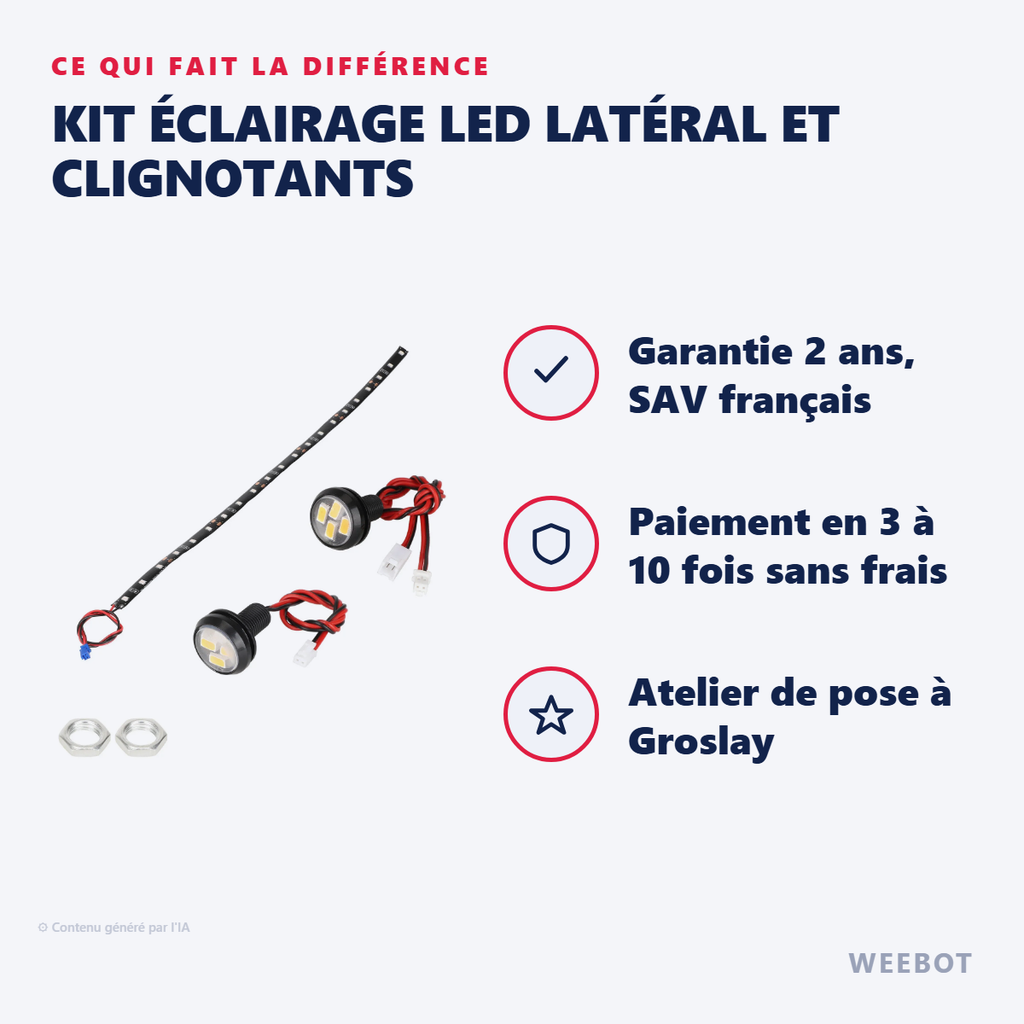 Kit Éclairage LED Clignotants Kamikaze K1 - Pas Cher