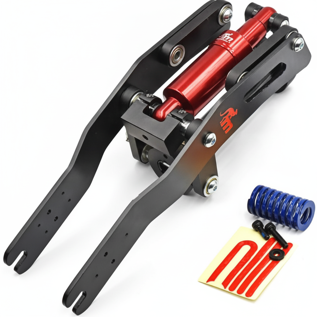 Kit Suspension Avant V4 Monorim Rouge, vue 1