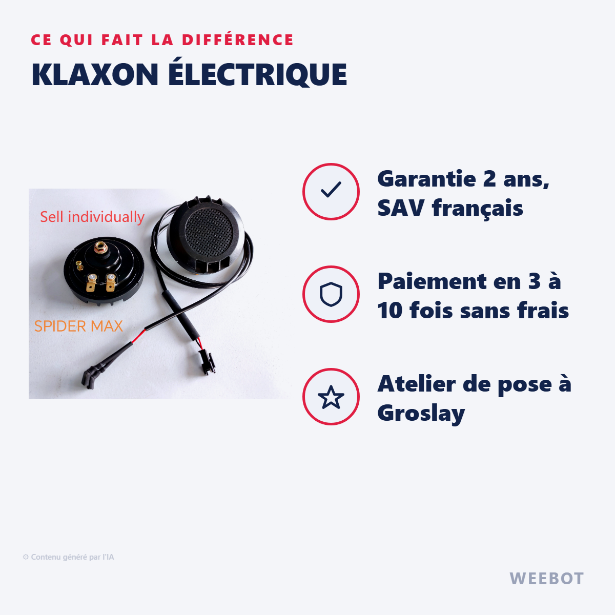 Klaxon Électrique : les points forts