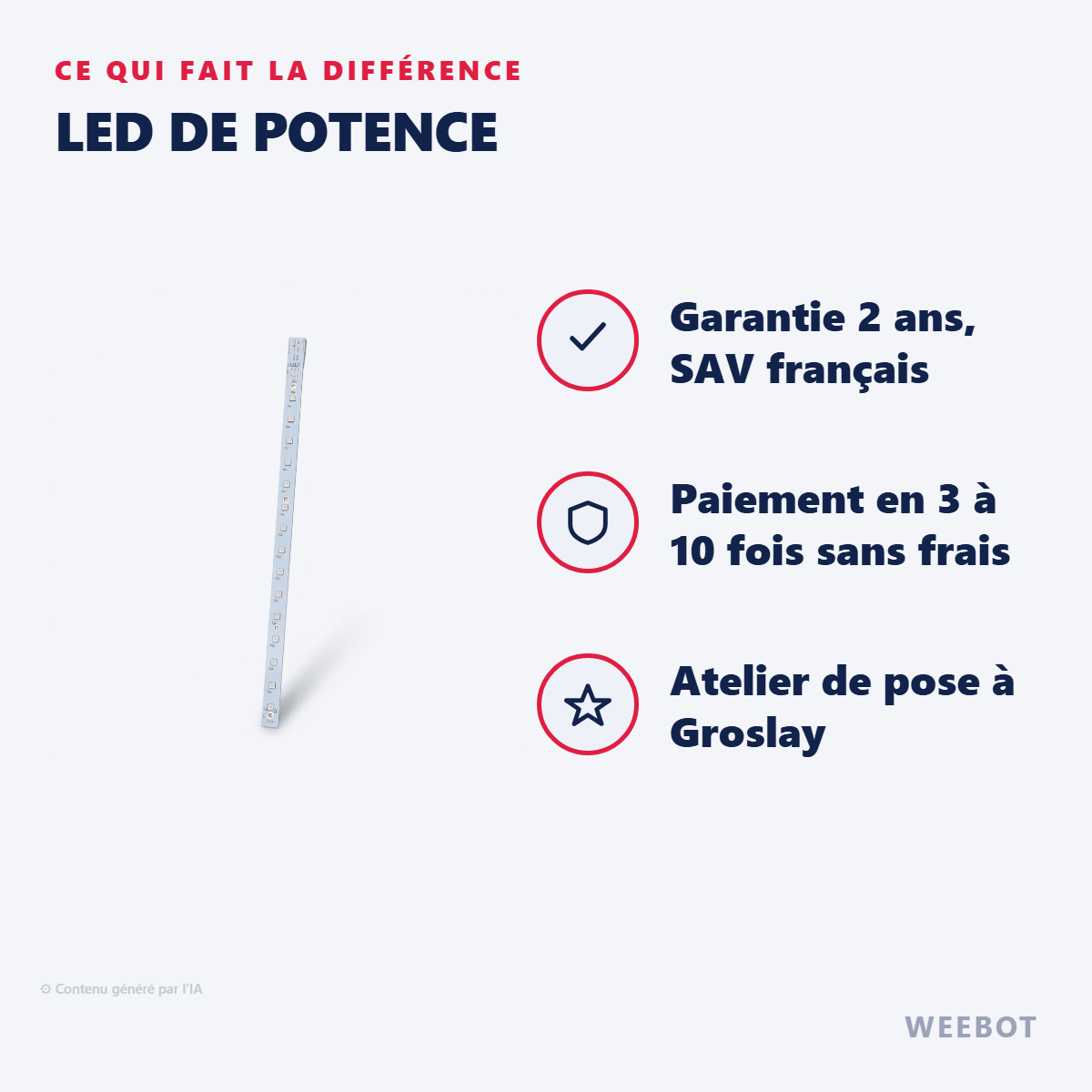 Led de Potence pour Trottinette Électrique Dualtron Spidermax - Weebot