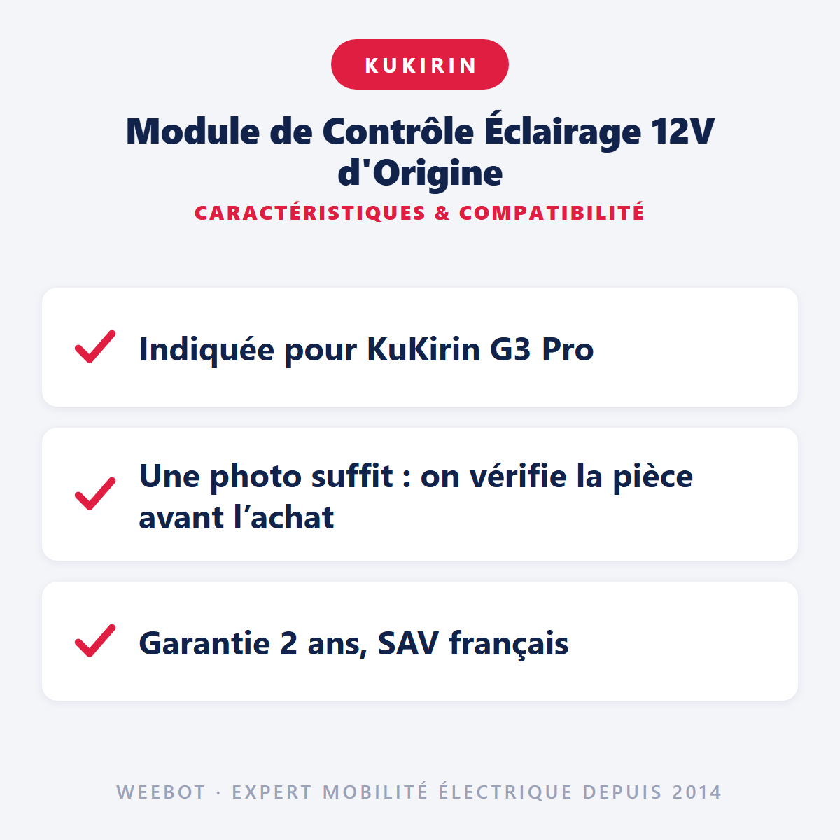 Module de Contrôle Éclairage 12V d'Origine : caractéristiques et compatibilité
