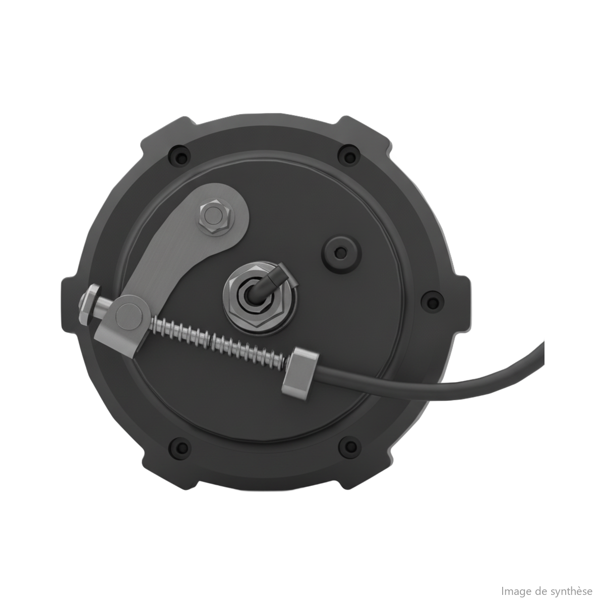 Modélisation 3D du moteur avant pour trottinette électrique Dualtron Popular