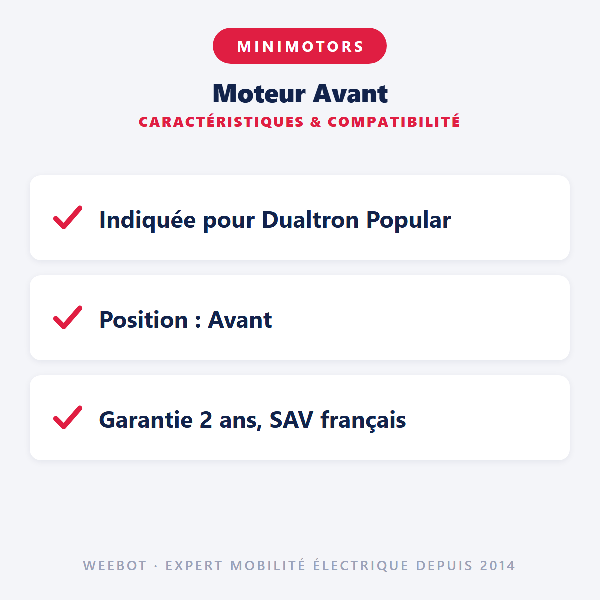 Moteur Avant : caractéristiques et compatibilité