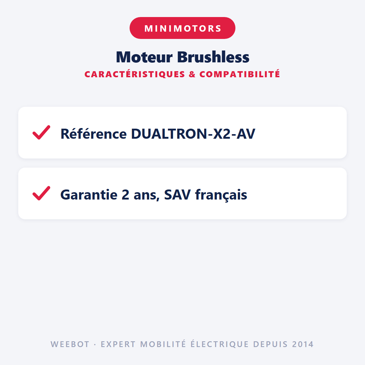 Moteur Brushless : caractéristiques et compatibilité