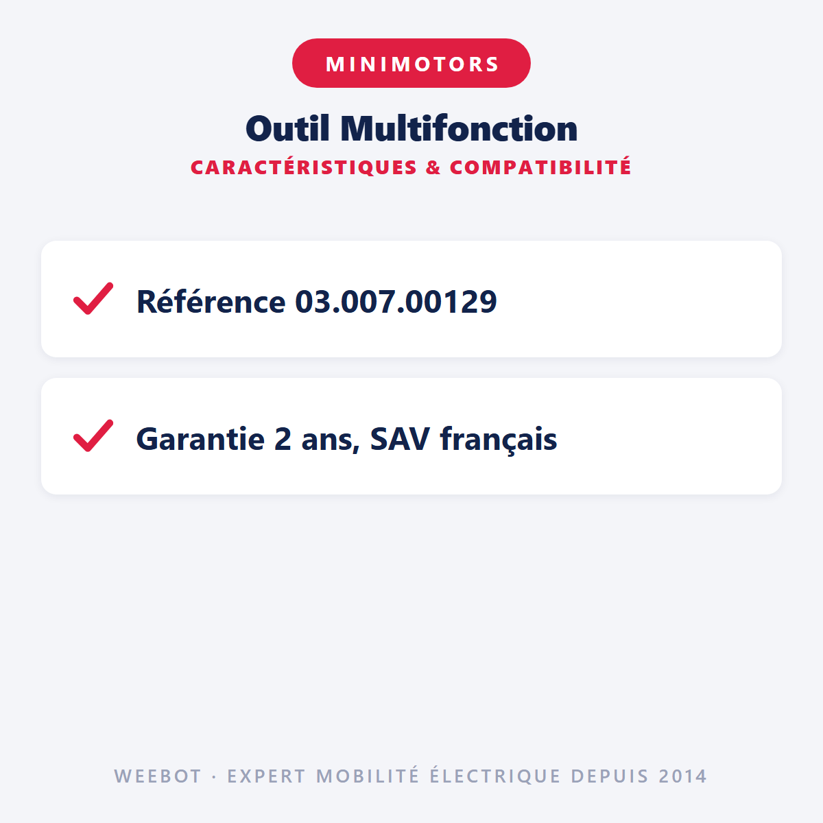 Outil Multifonction : caractéristiques et compatibilité