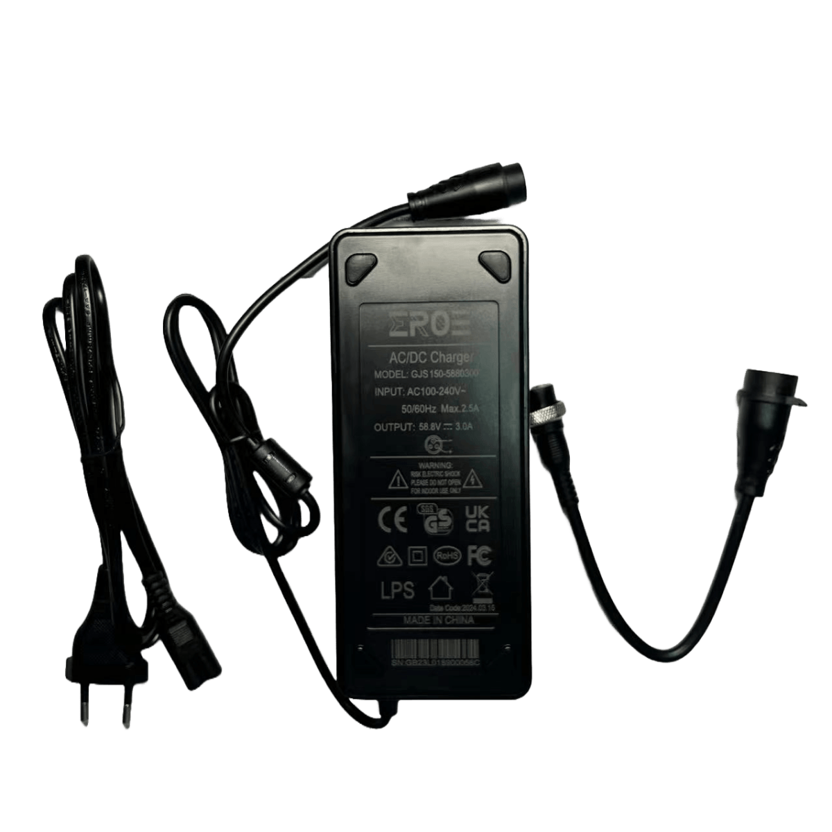 Chargeur Standard Universel de Trottinette Électrique pour Batterie 52V - Weebot