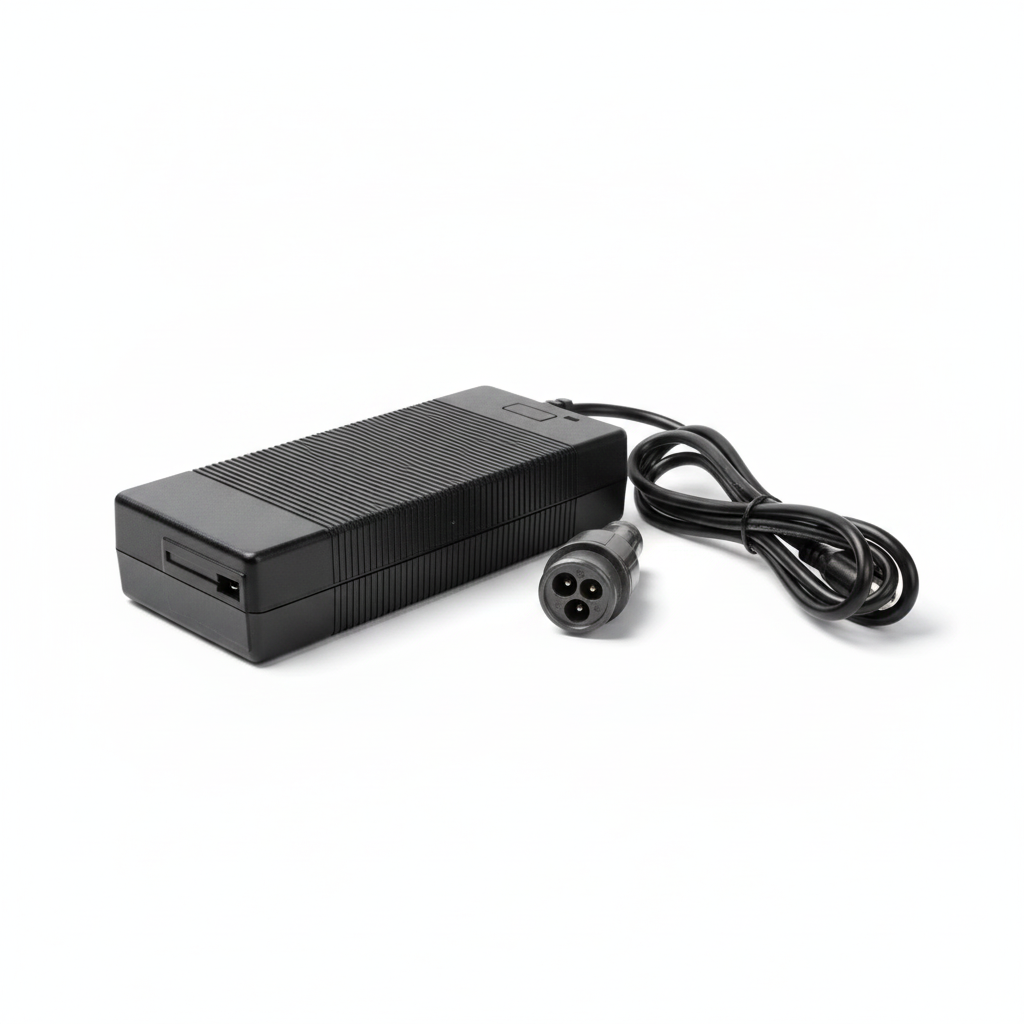 Pack Chargeur 48V 2A avec Adaptateur GX16 vers LP16-3, vue 3