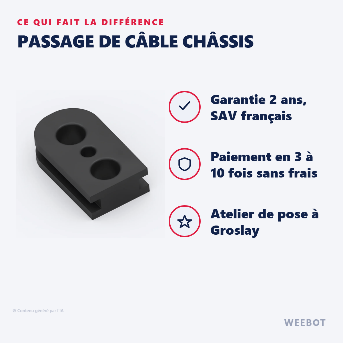 Passage de Câble Châssis : les points forts