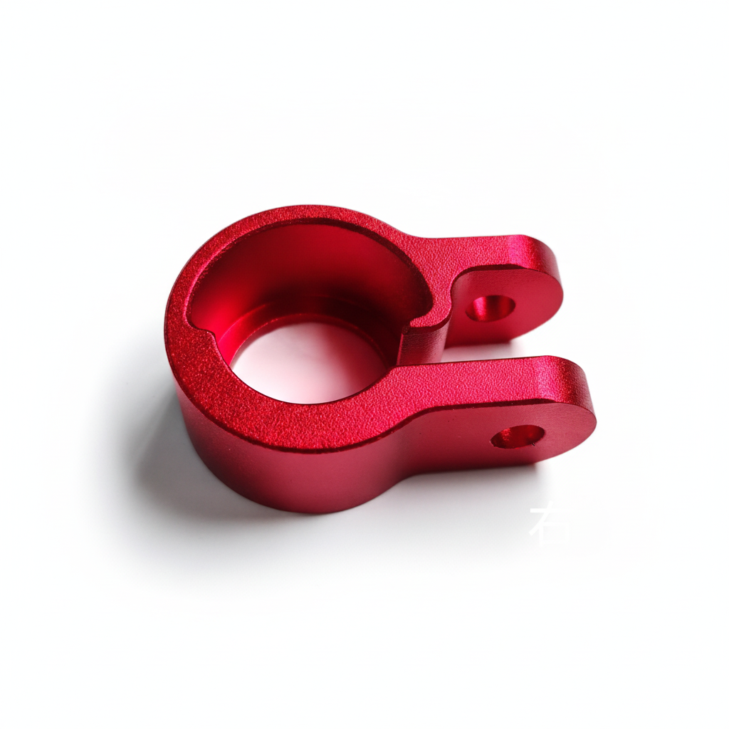 petit collier de serrage guidon droit rouge pour trottinette electrique dualtron achilleus