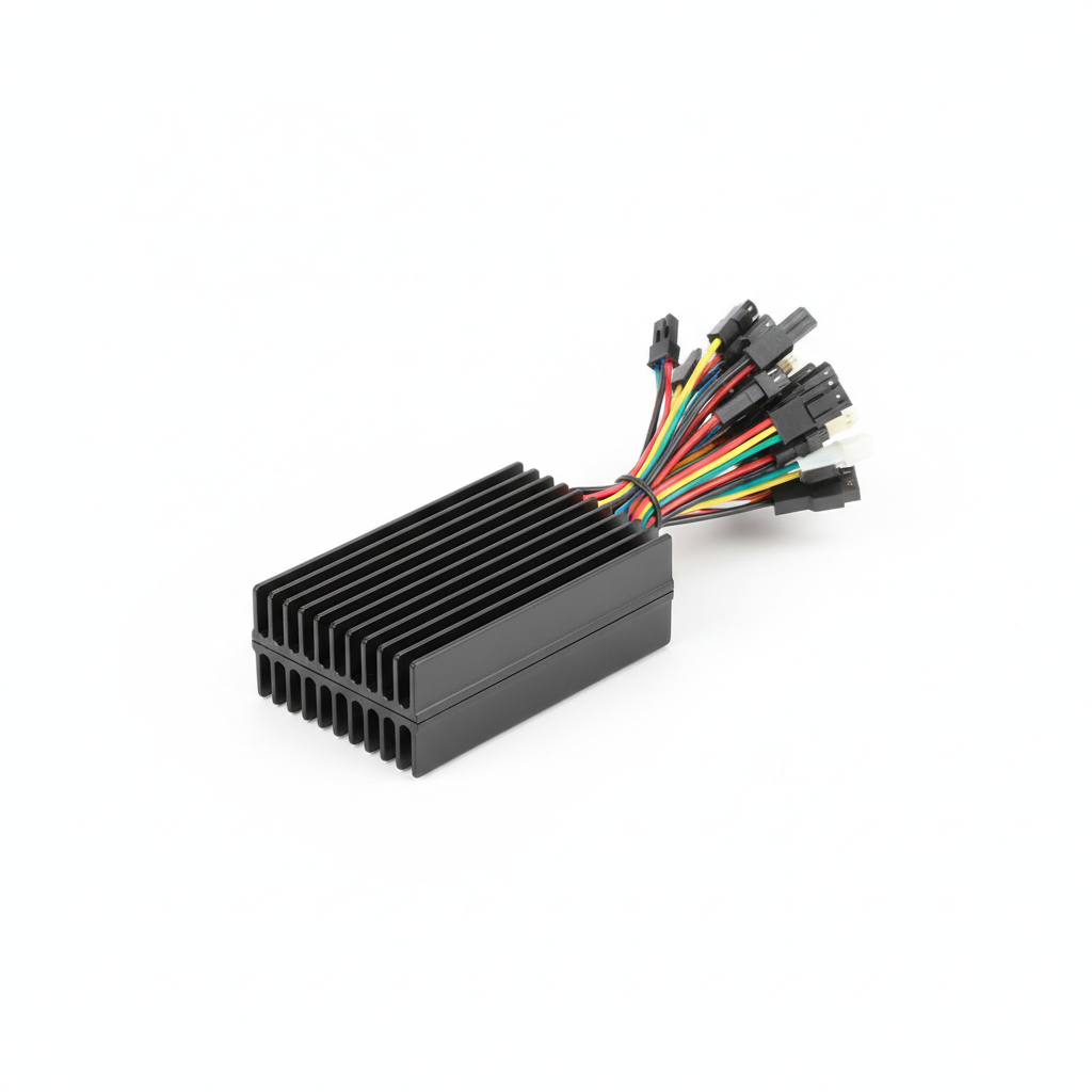 Contrôleur 24V, pièce détachée pour draisienne électrique WBT Kick — vue d'ensemble sur fond blanc