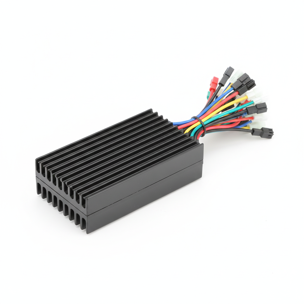 Contrôleur 36V, pièce détachée pour draisienne électrique WBT Kick X 12 Pouces — vue d'ensemble sur fond blanc