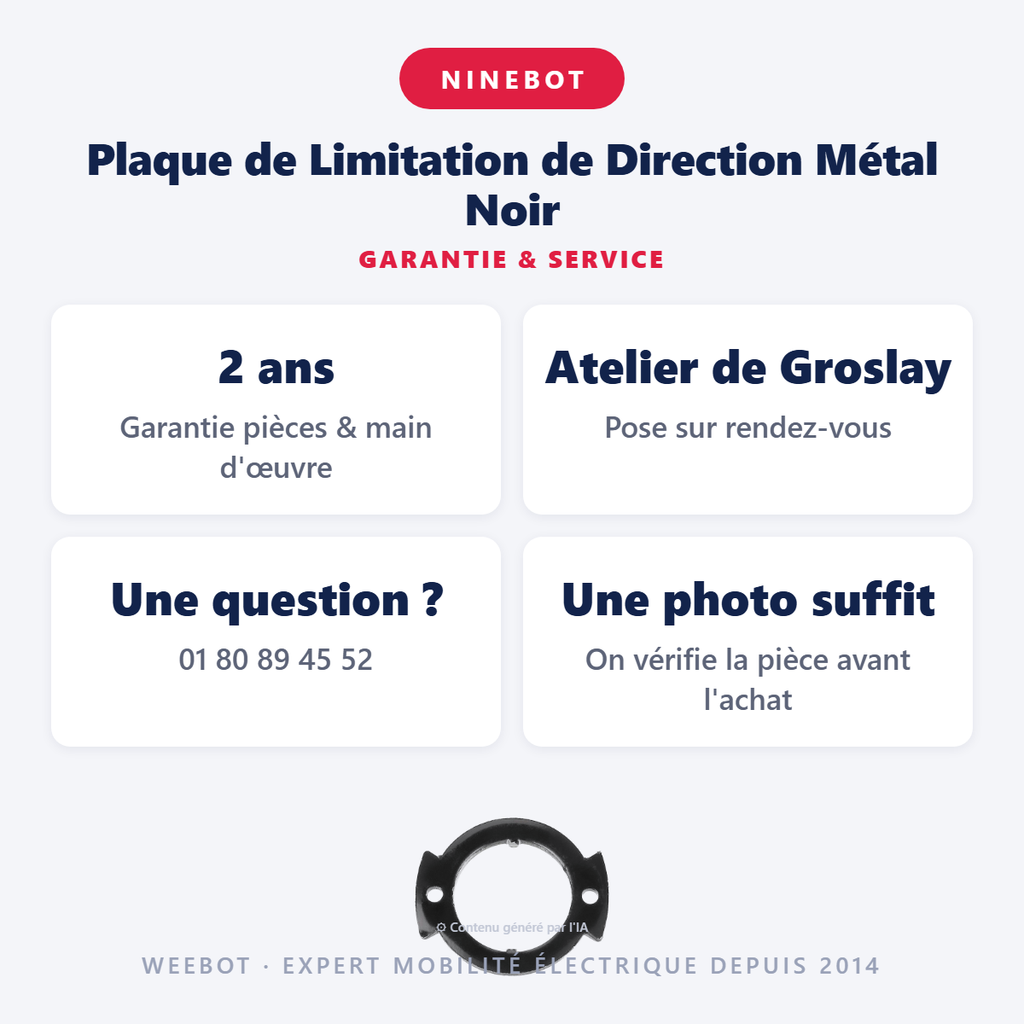 Plaque Limitation Direction Segway-Ninebot F40 - Pas Cher