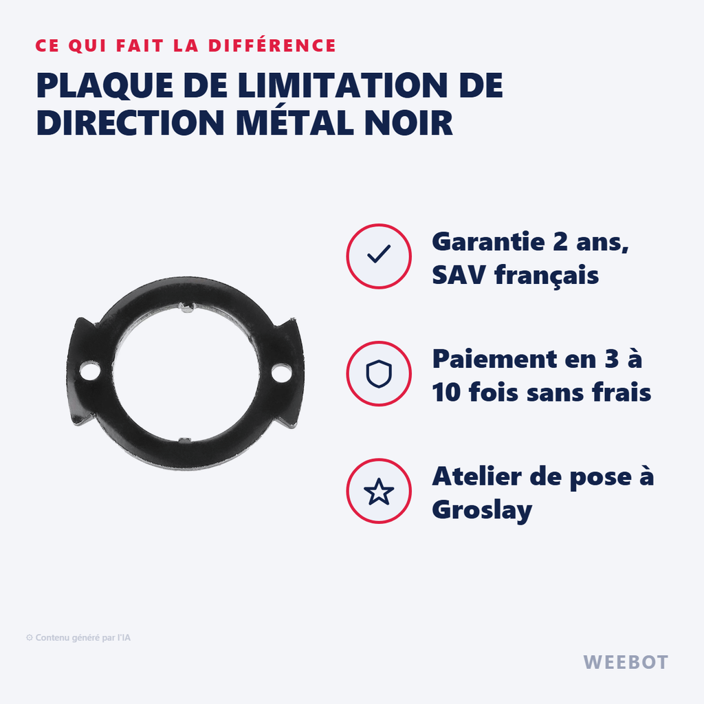 Plaque Limitation Direction Segway-Ninebot F40 - Pas Cher