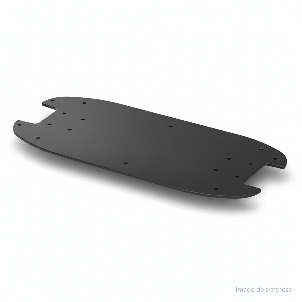 Schéma d'un plateau de deck pour trottinette électrique Dualtron Victor Luxury