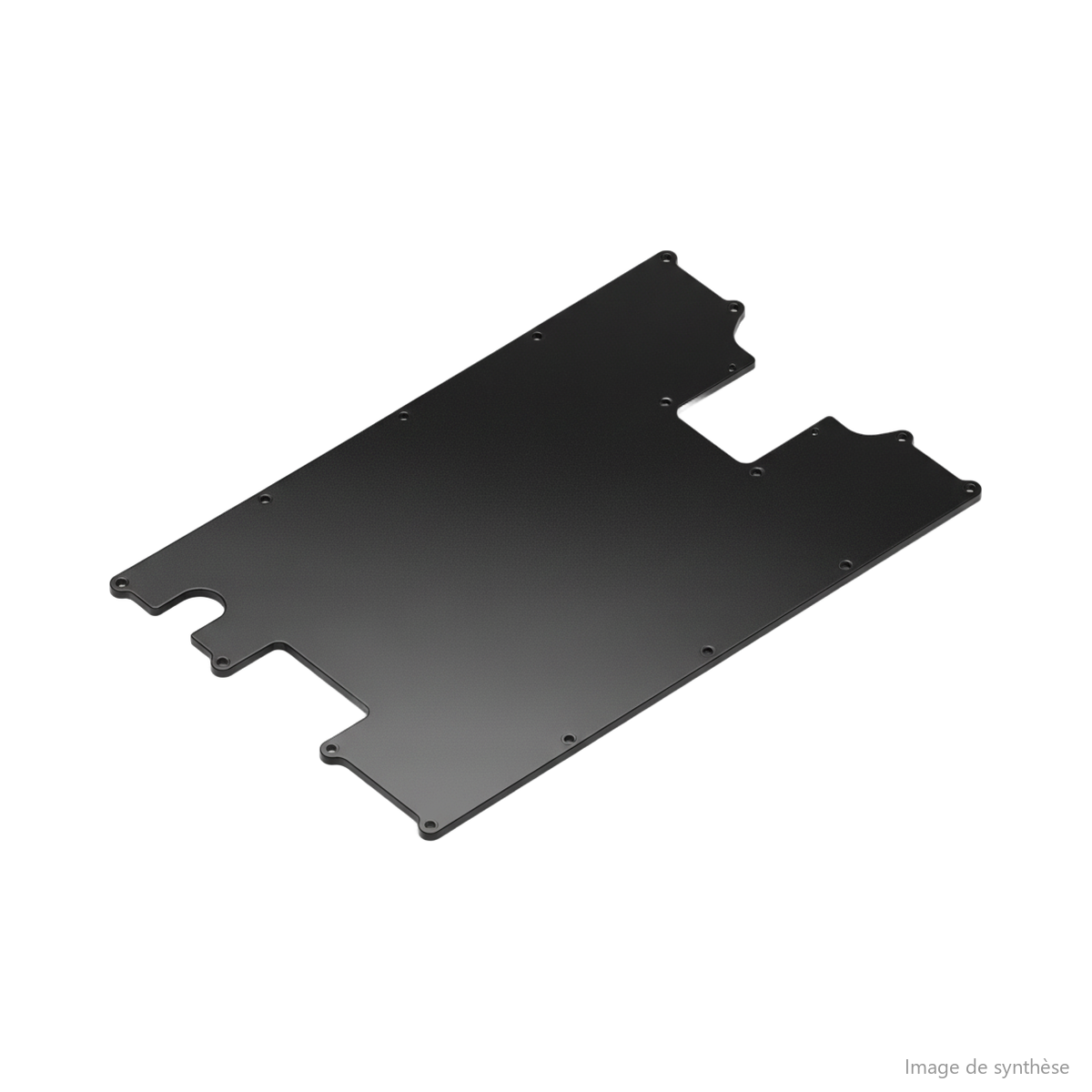 Schéma en perspective du plateau de deck pour trottinette électrique Dualtron X Limited