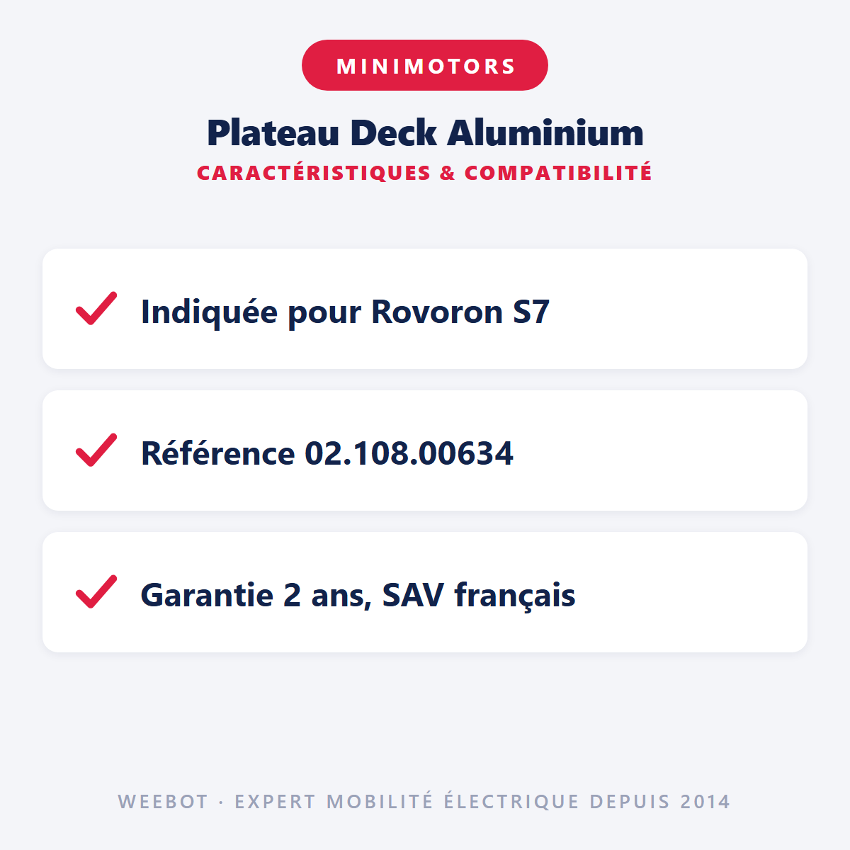 Plateau Deck Aluminium : caractéristiques et compatibilité