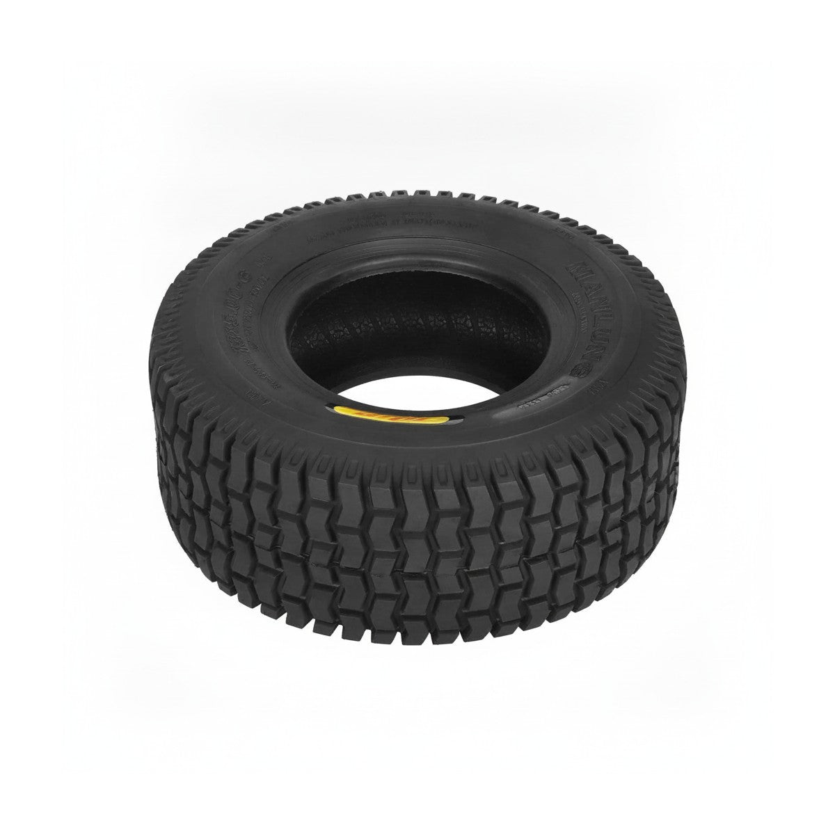 Pneu tubeless tout-terrain 13 pouces noir pour trottinette électrique vu en perspective