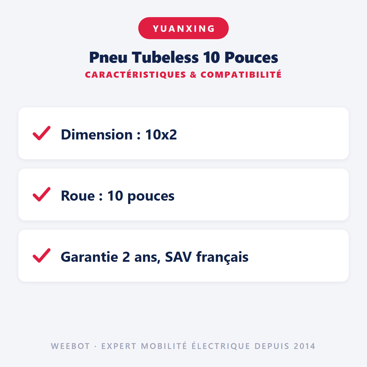 Pneu Tubeless 10 Pouces : caractéristiques et compatibilité