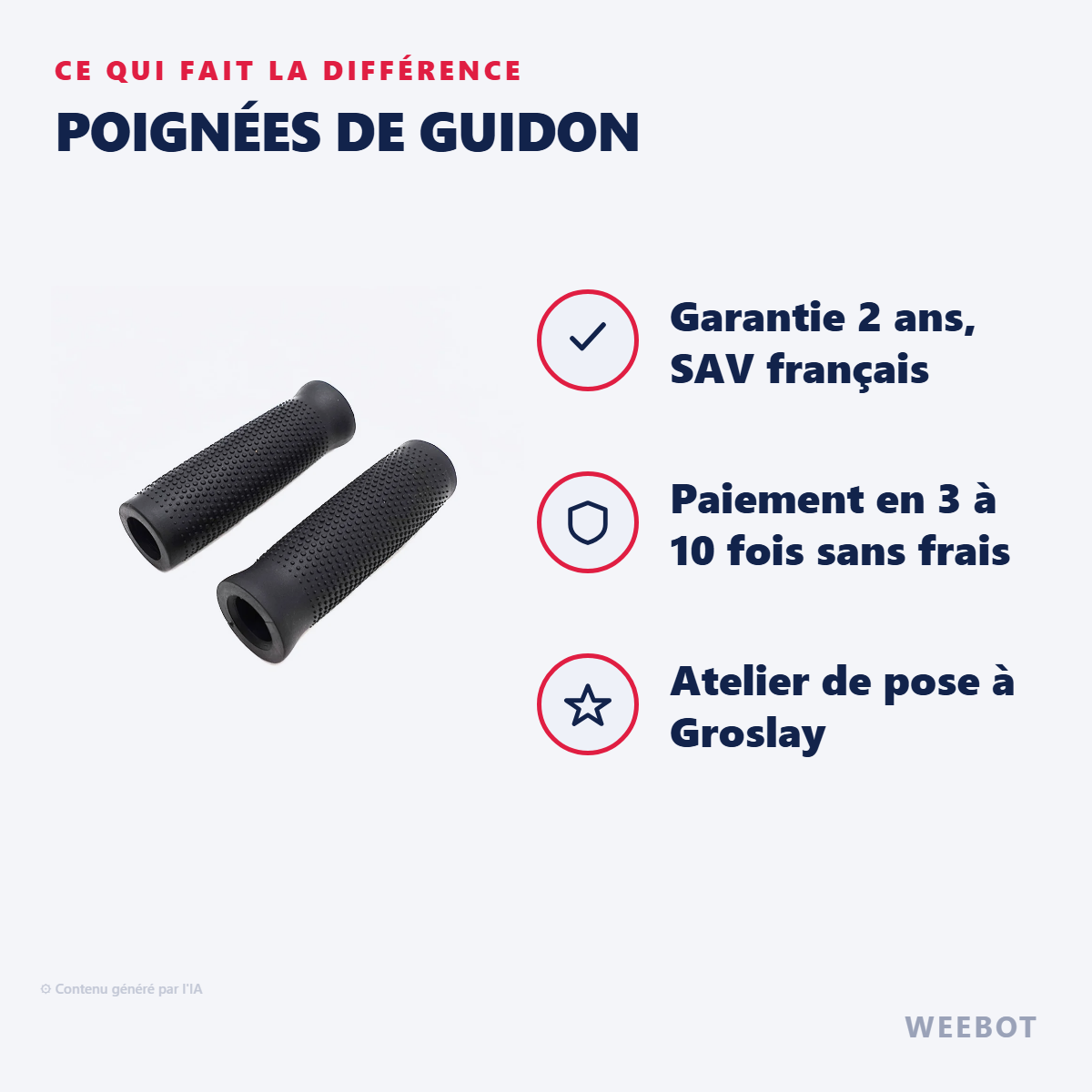 Poignées de Guidon : les points forts