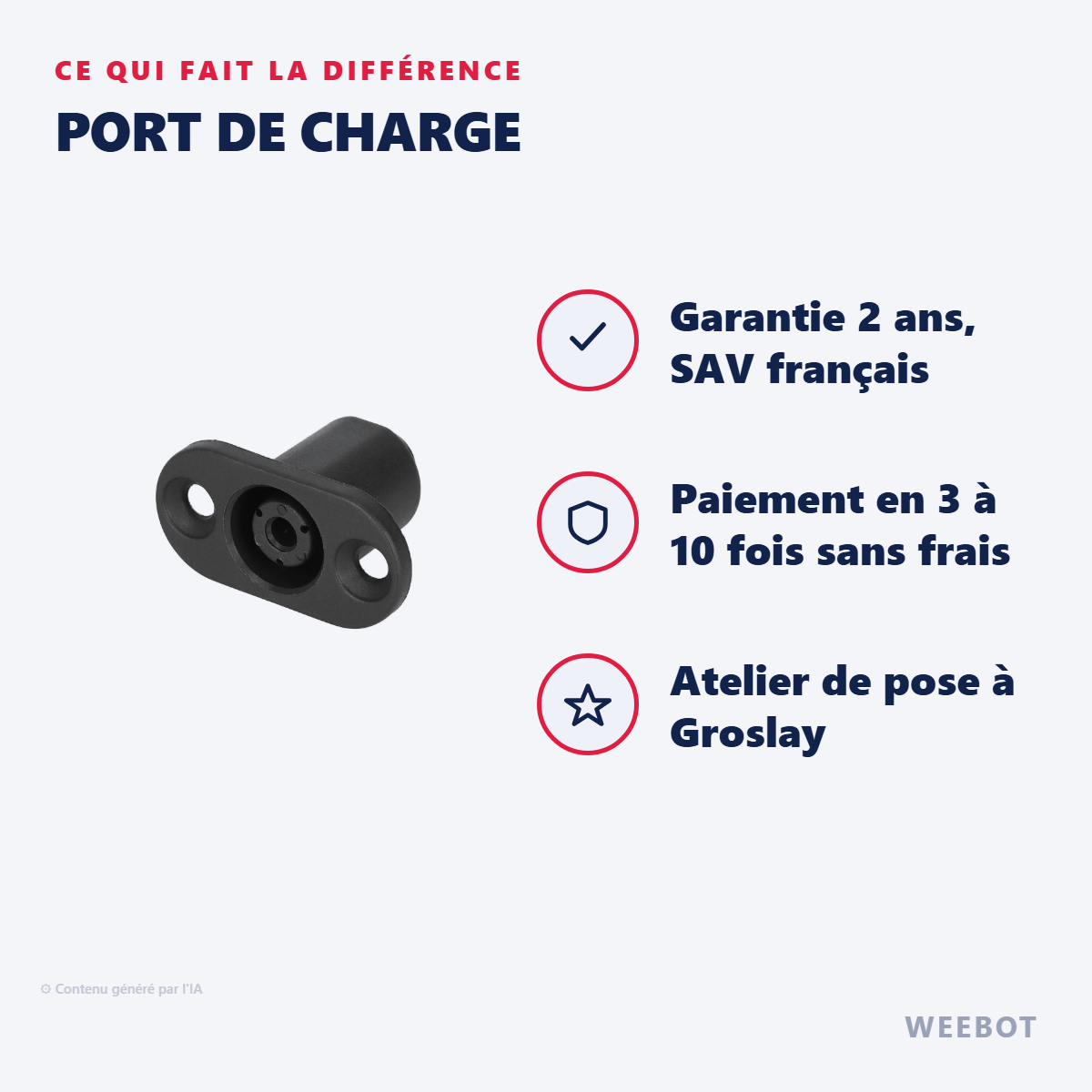 Port de Charge : les points forts