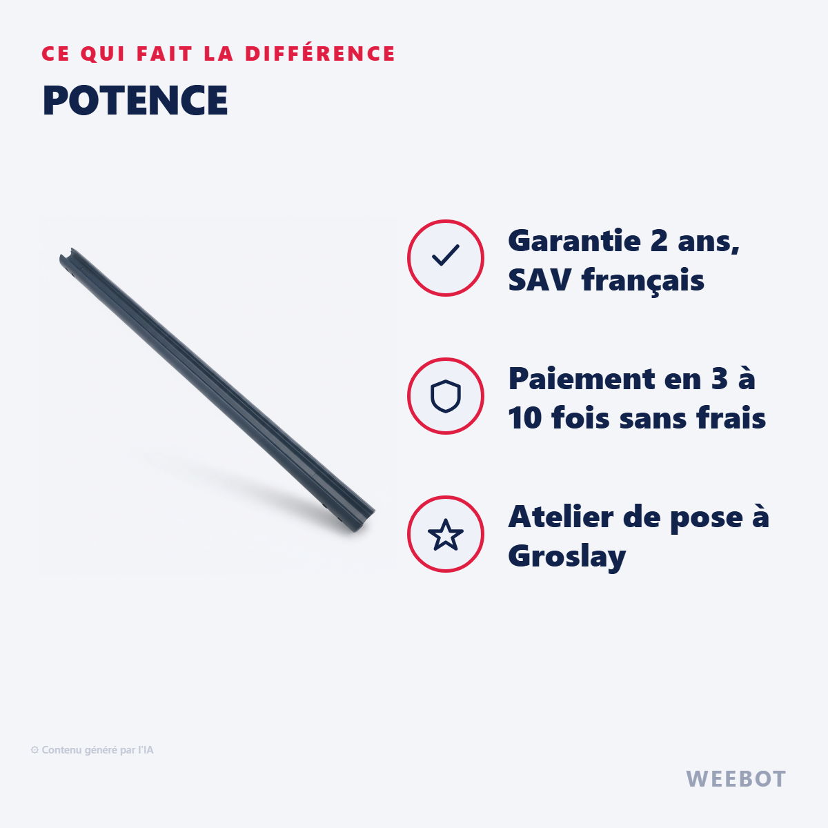 Potence : les points forts