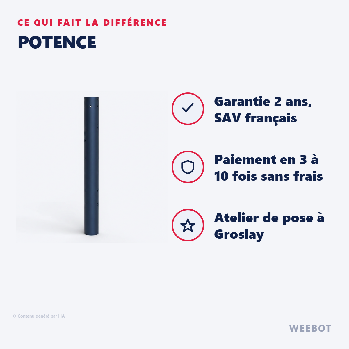Potence : les points forts