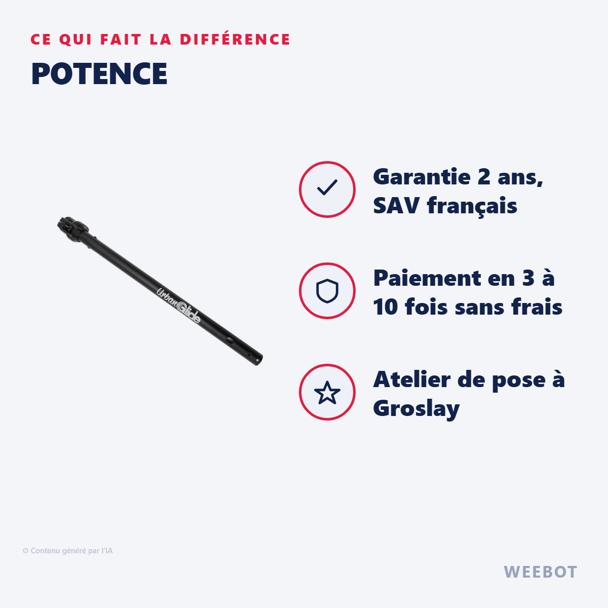 Potence : les points forts