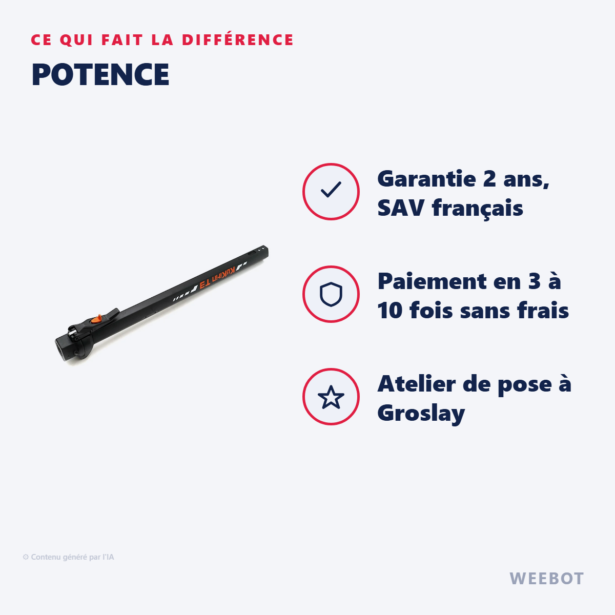 Potence : les points forts