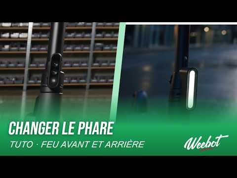 Vidéo : Comment changer le phare ou le feu d'une trottinette électrique