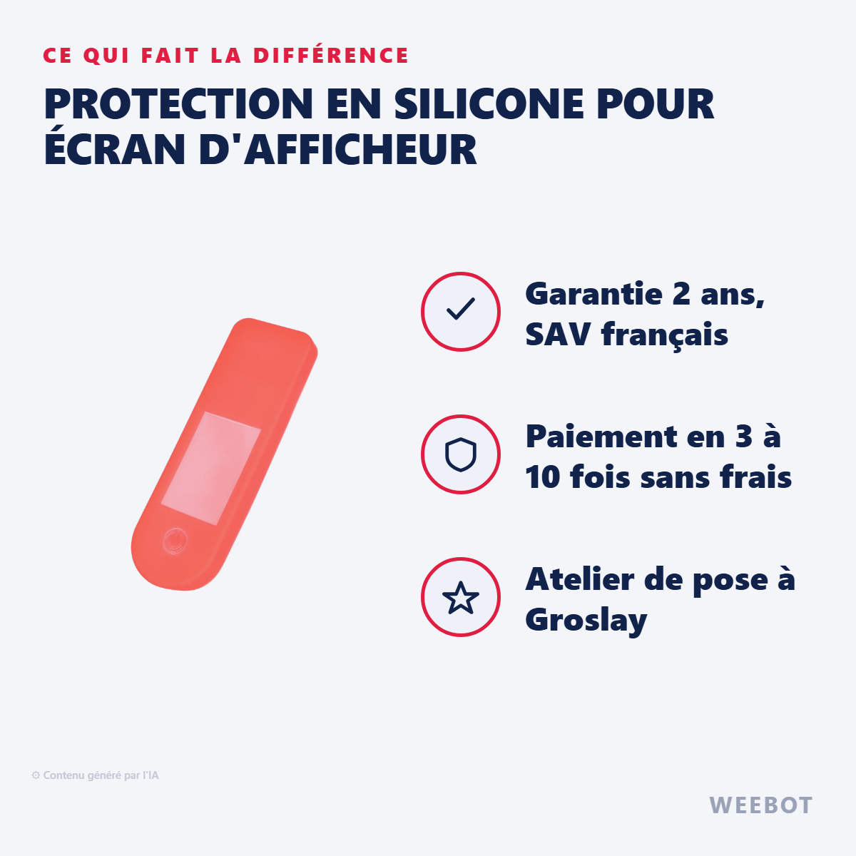 Protection en Silicone pour Écran d'Afficheur : les points forts