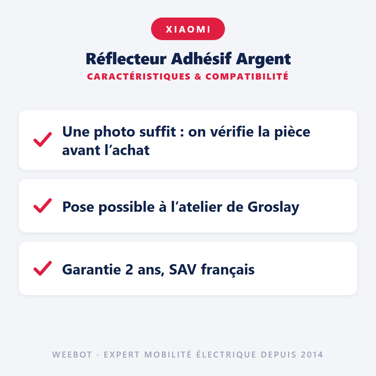Réflecteur Adhésif Argent : caractéristiques et compatibilité