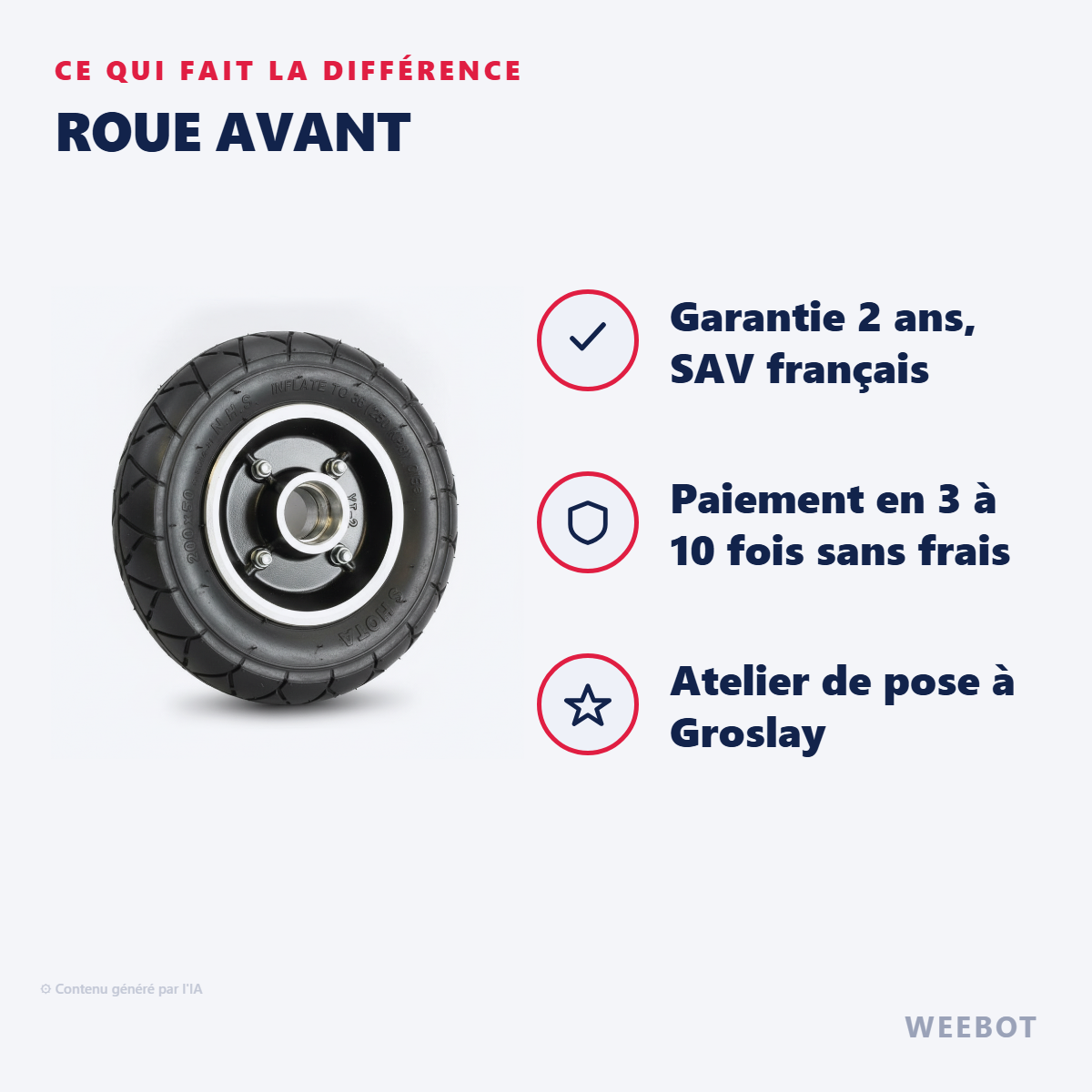 Roue Avant : les points forts