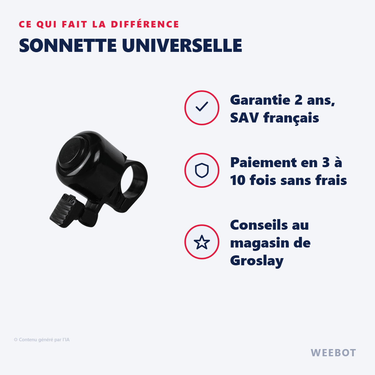 Sonnette Universelle : les points forts