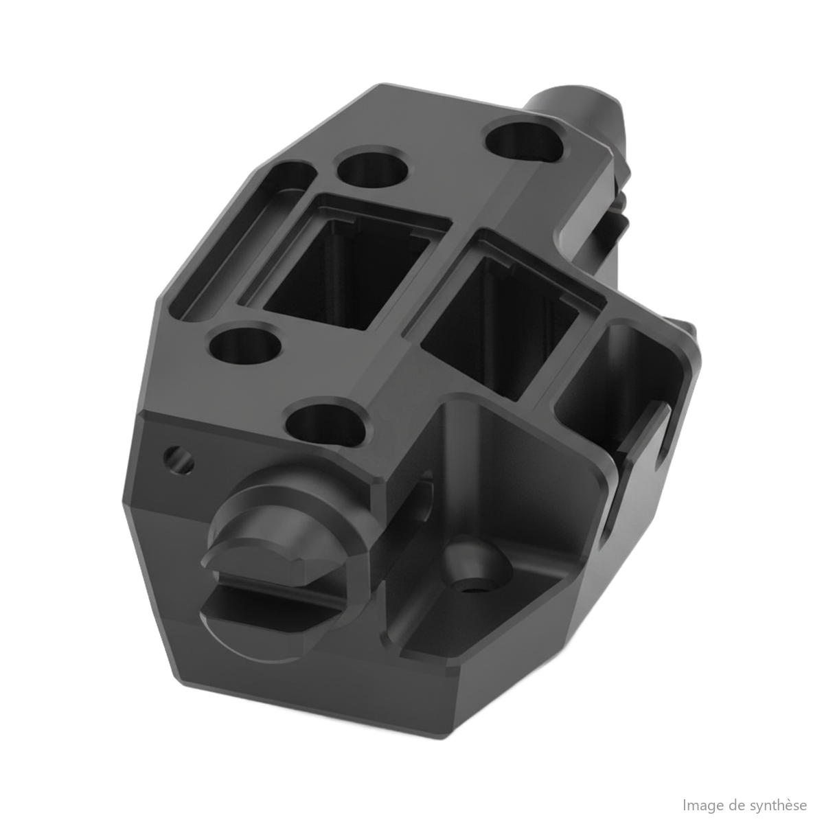 Dessin technique du support de guidon pour trottinette électrique Dualtron X