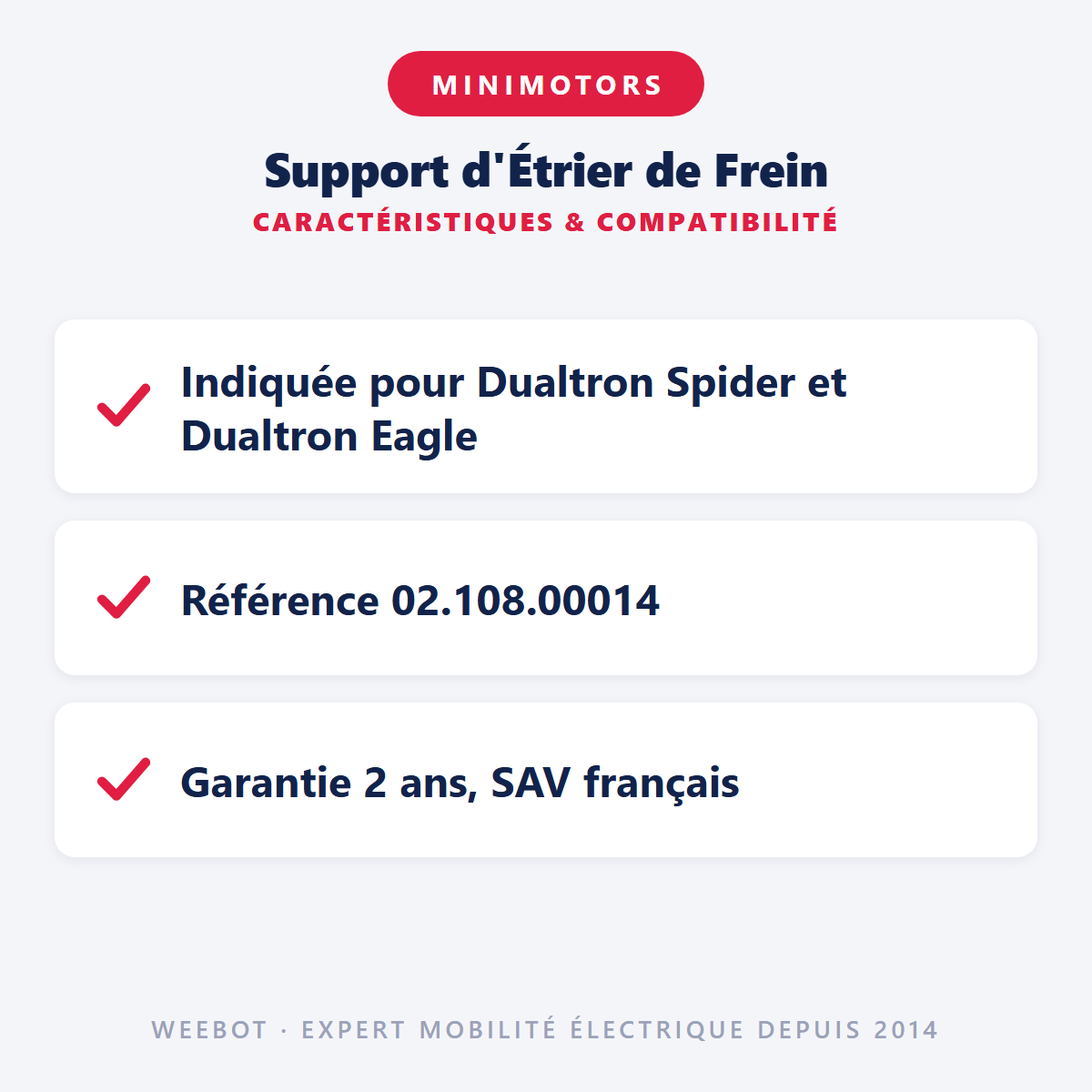 Support d'Étrier de Frein : caractéristiques et compatibilité
